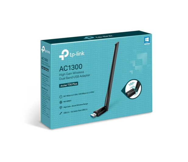 TP-LINK Archer T3U Plus USB AC1300 - 554803 - zdjęcie 2